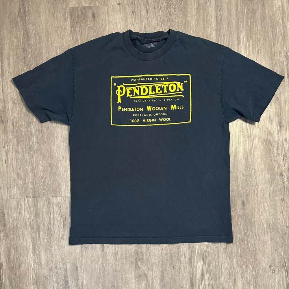 Pendleton Heritage Logo Graphic T-Shirt, Navy Blue, Size XL